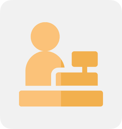 Mitigate cashier fraud icon