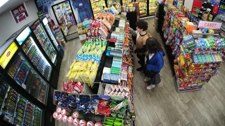 Gas station background